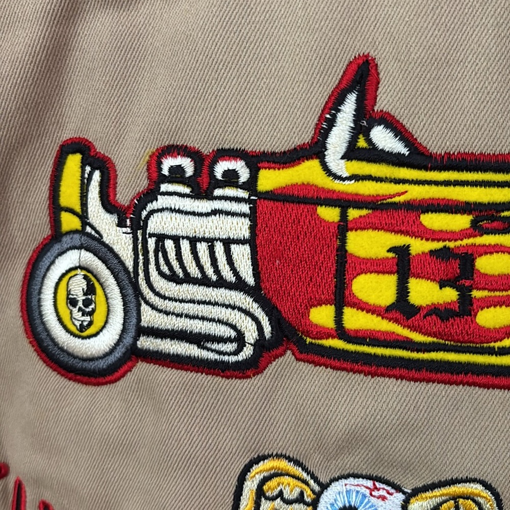 Von Dutch Kustom Kulture Quilted Jacket NWOT - Picture 2 of 10